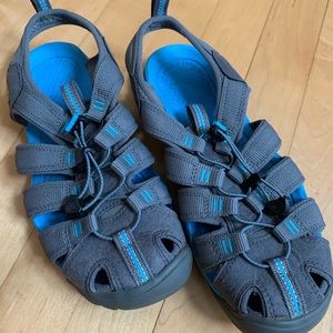 Keen sandals, light blue, sz 8 like new!